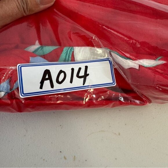 Waltah Clarke's Vintage Hawaiian Red Floral Maxi Dress Size Medium - Picture 15 of 15